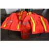 Image 1 : LOT OF LARGE SAFETY GEAR TWO JACKETS AND COVERALLS