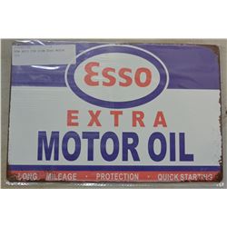 NEW 8X12 TIN SIGN ESSO MOTOR OIL