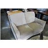 Image 1 : LAGERFELD STUDDED FABRIC LOVESEAT