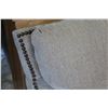 Image 2 : LAGERFELD STUDDED FABRIC LOVESEAT