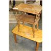 Image 2 : MAPLE TWO TIER STAND AND SMALL COFFEE TABLE