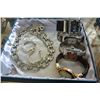 Image 1 : LADIES SILVER TONE JEWELLRY AND FOUR BANGLE WATCHES