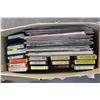 Image 1 : BOX OF RECORDS AND 8 TRACK TAPES