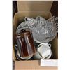 Image 1 : CHINA CUPS AND SAUCERS AND CRYSTAL