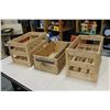 Image 2 : THREE WOOD WINE CRATES