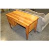 Image 1 : PINE 3 DRAWER DESK