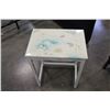 Image 1 : PAINTED WHIE SIDE TABLE