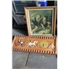 Image 2 : THREE ASSORTED PRINTS BO BOAT KIDS AND CART