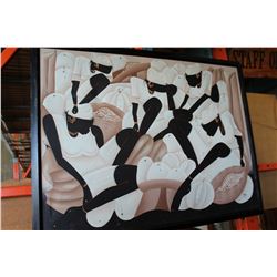 DESIGNER OIL ON CANVAS