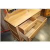 Image 3 : MAPLE FOUR DRAWER DRESSER AND MIRROR