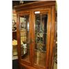 Image 2 : OAK DISPLAY CABINET