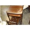 Image 2 : ANTIQUE TELEPHONE STAND WITH CHAIR