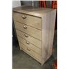 Image 2 : FIVE DRAWER HIGHBOY DRESSER