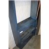 Image 3 : PAINTED BLUE WOOD SHELF