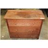 Image 2 : VINTAGE FIR 3 DRAWER DRESSER