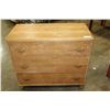 Image 1 : THREE DRAWER WOOD DRESSER