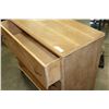 Image 3 : THREE DRAWER WOOD DRESSER