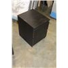 Image 1 : TWO DRAWER ESPRESSO FINISH NIGHTSTAND