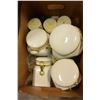 Image 1 : WHITE CANNISTER SET AND CANDLES