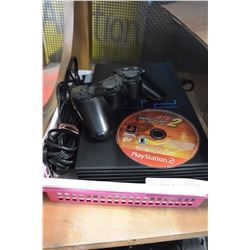 PS2 CONSOLE WITH CONTROLLER