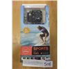 Image 1 : NEW SPORTS ACTION CAMERA, 1080P, WATERPROOF TO 30M, WITH ACCESSORIES AND MOUNTS RETAIL $149
