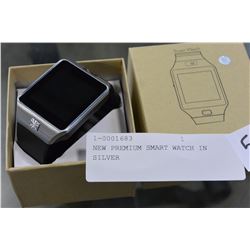 NEW PREMIUM SMART WATCH IN SILVER