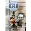 Image 1 : BAR LAMP AND SMALL TABLE LAMP