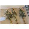Image 2 : BRASS FIREPLACE ACCESSORIES