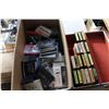 Image 1 : BOX OF TAPES AND 8 TRACKS