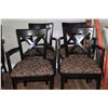 Image 2 : 4 PUB CHAIRS
