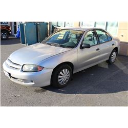 2005 CHEVROLET CAVALIER 4 DOOR SEDAN MANUAL 128990KM WITH KEYS AND REGISTRATION