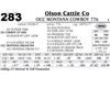 Image 1 : Lot - 283 - OCC Montana Cowboy 776