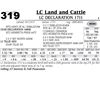 Image 1 : Lot - 319 - LC Declaration 1711