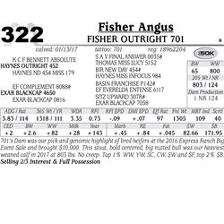 Lot - 322 - Fisher Outright 701