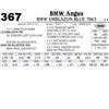 Image 1 : Lot - 367 - BMW Emblazon blue 7063