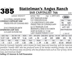 Lot - 385 - SAR Capitalist 766