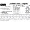 Image 1 : Lot - 500 - CCC Butkus 7201