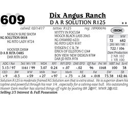 Lot - 609 - D A R Solution R125