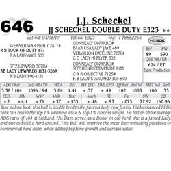 Lot - 646 - JJ Scheckel Double Duty E323