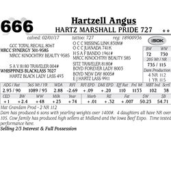 Lot - 666 - Hartz Marshall Pride 727