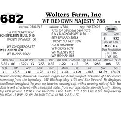 Lot - 682 - WF Renown Majesty 788