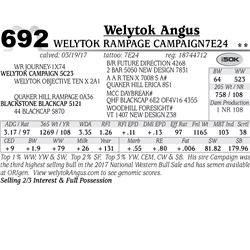 Lot - 692 - Welytok Rampage Campaign7E24