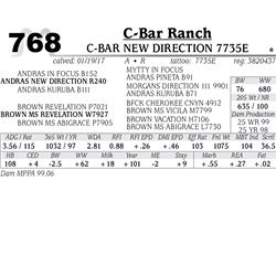 Lot - 768 - C-BAR NEW DIRECTION 7735E