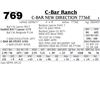 Image 1 : Lot - 769 - C-BAR NEW DIRECTION 7736E