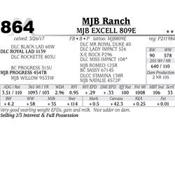 Lot - 864 - MJB EXCELL 809E