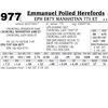 Image 1 : Lot - 977 - EPH E87Y MANHATTAN 771 ET