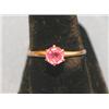Image 1 : RING W/PINK STONE (SIZE 8)