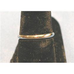14KT GOLD RING (SIZE 8-1/4)