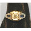 Image 1 : MAN'S RING W/OLD EUROPEAN CUT DIAMOND