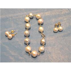 LOT, BRACELET & (2) SETS OF EARRINGS